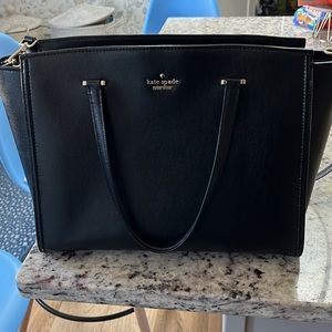 Kate Spade Medium Compact Satchel Bag Black
